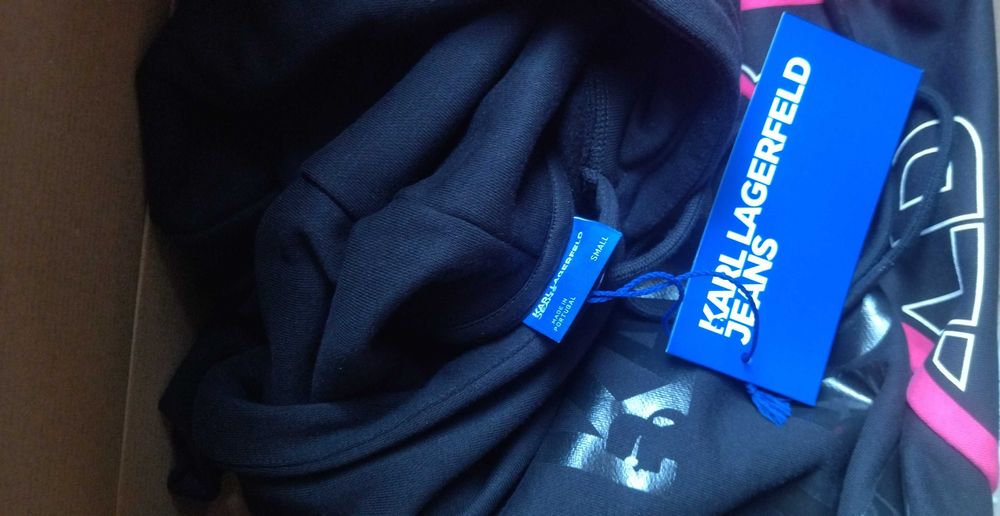 KARL LAGERFELD унисекс суичър с паднали ръкави S