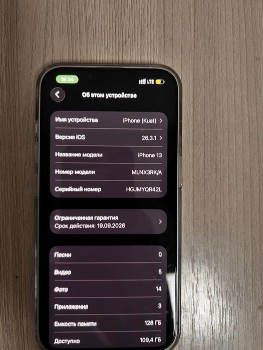 Айфон 13 с гарантии