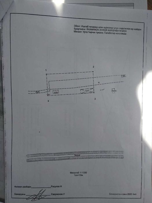 Yer uchstka sotiladi