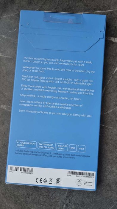 Kindle Paperwhite (sigilat)