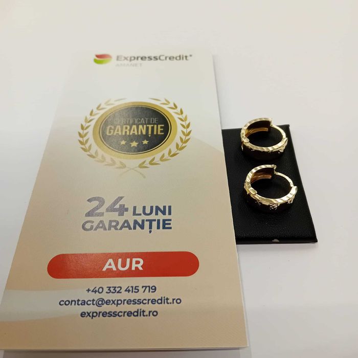 Cercei aur 14k (ag49 Esplanada b.8087)