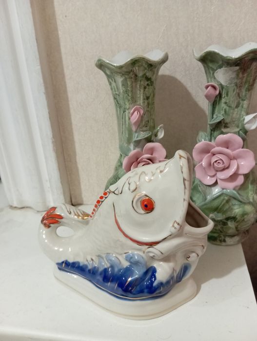 Сомовар элек чайник Тарелки б/у посуды разные