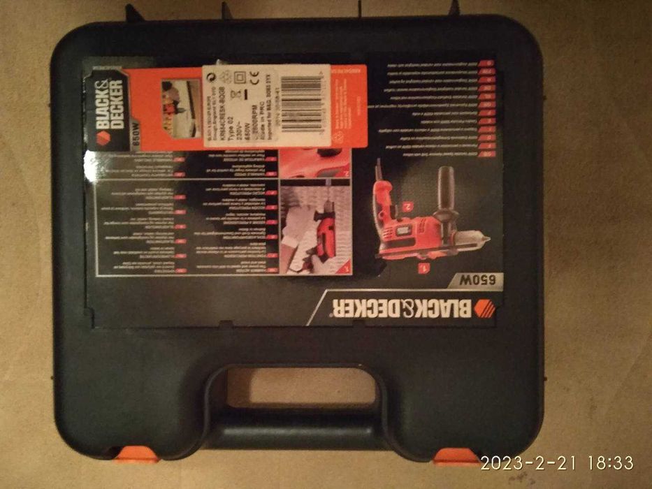 Дрелка БЛЕК ДЕКЕР 650 вата , с патронник 13 мм , почти неизползвана !