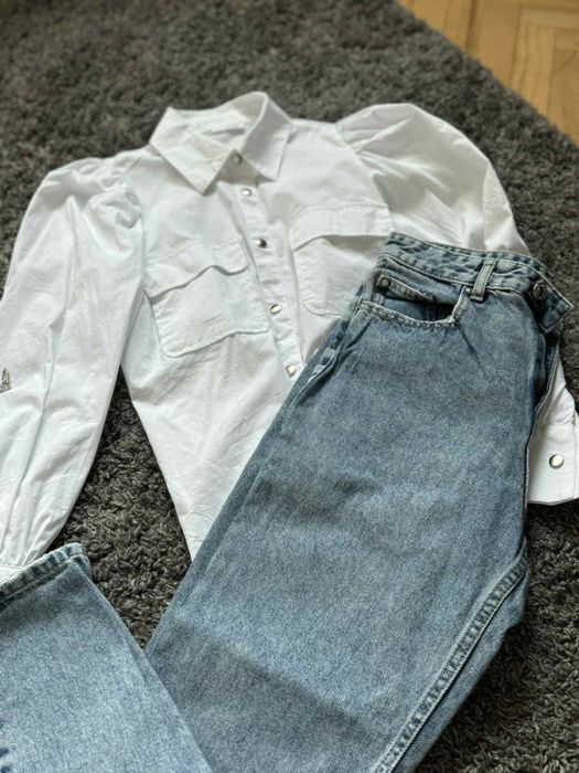Сет дънки, риза и чанта