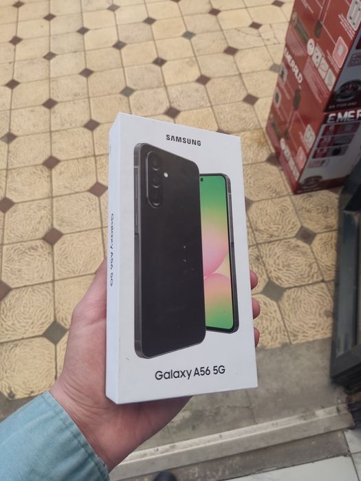 Samsung Galaxy A56 5G – Yangi, Qadoqlangan, Rasrochka 3–24 Oy