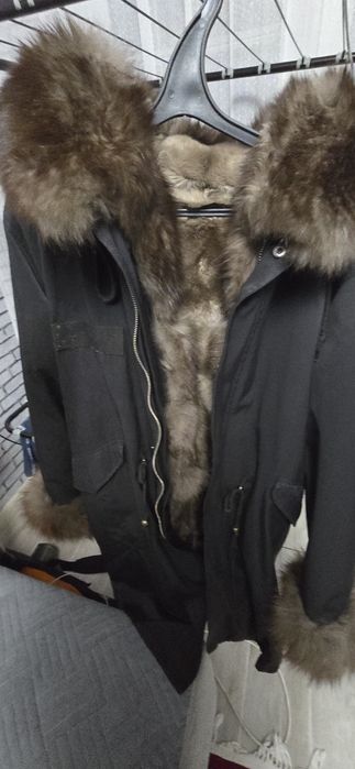 Зимняя парка с мехом