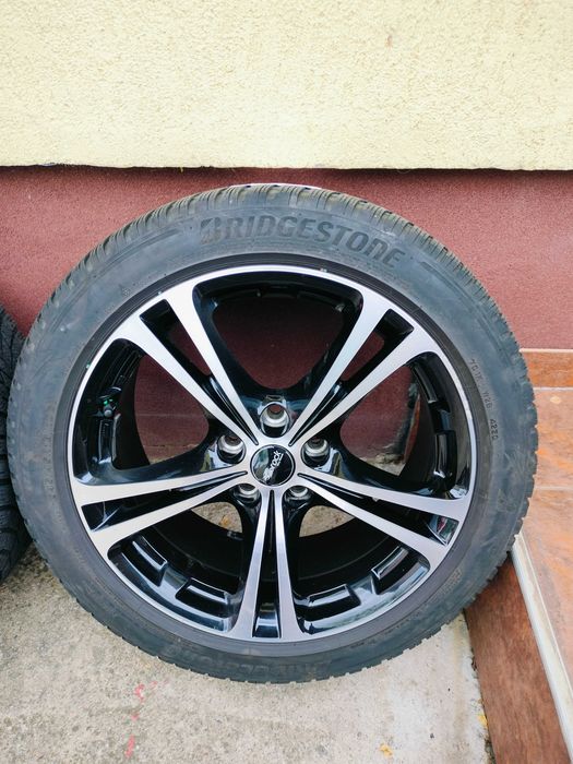 Jante aliaj 245/45/18 cu anvelope M+S 5x114 pt Duster, Hyundai, Nissan, Mazda, Toyota