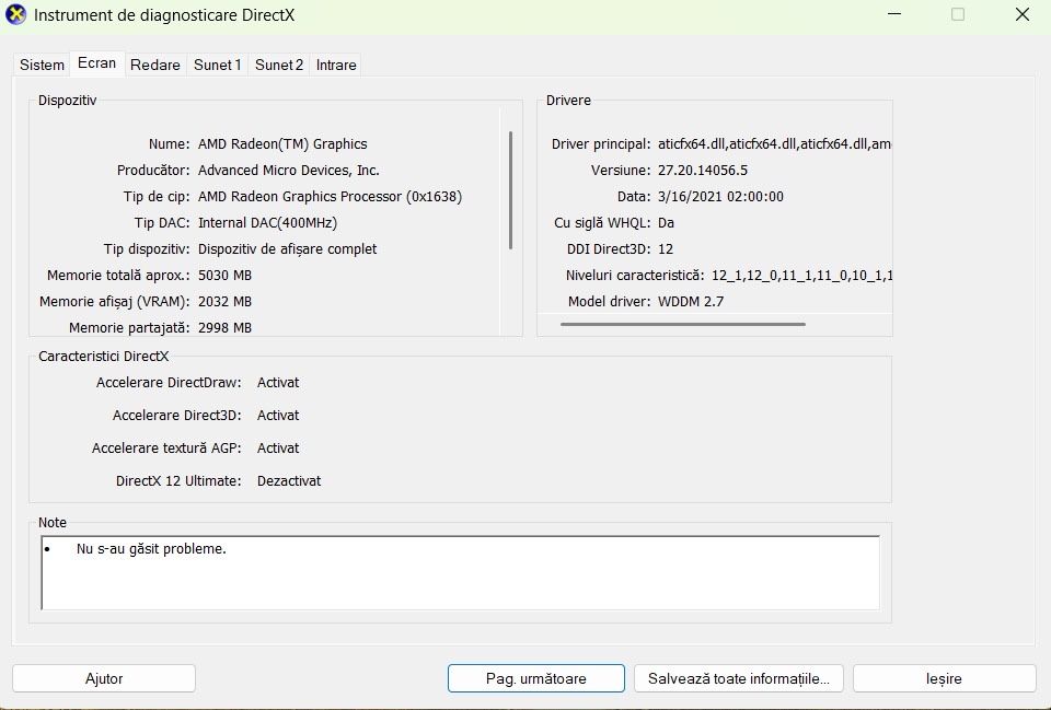 Laptop gaming Ryzen 7 5800H / GTX 1650 / SSD 512 GB – foarte bun
