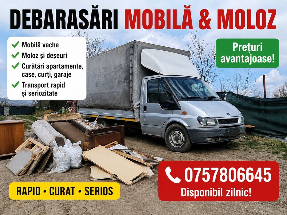 Debarasari mobila moloz etc