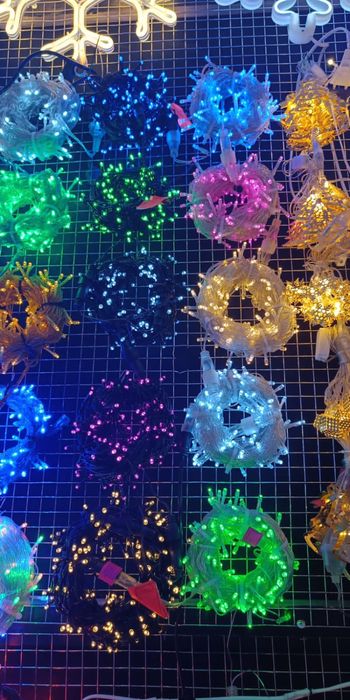 Гирлянды по 10 метров 4шт все вместе