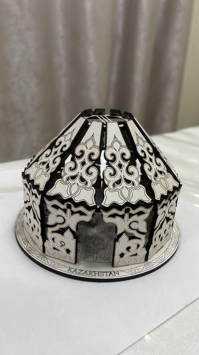 Юрта из дерева, верх открывается