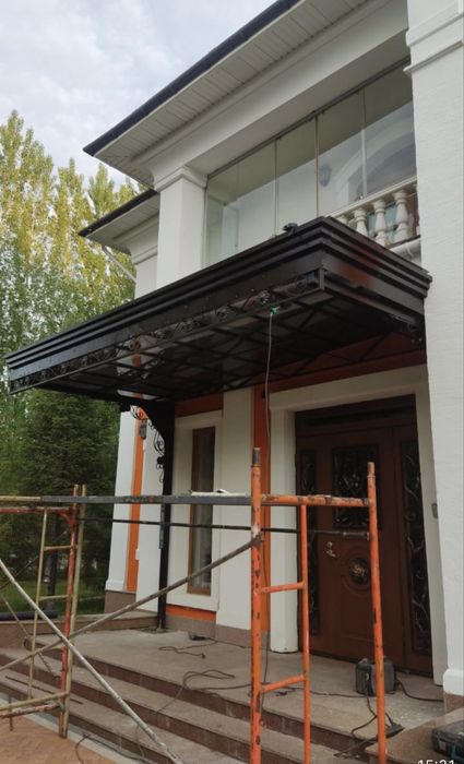 Козырек под ключ