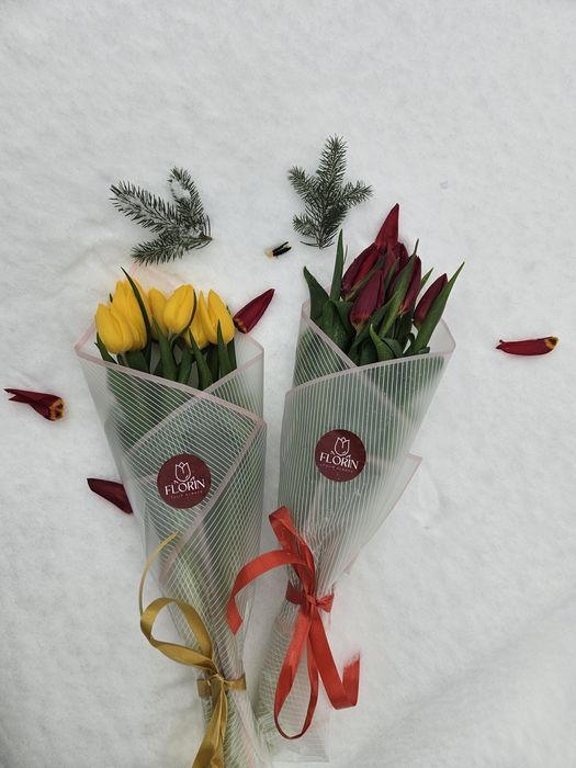 Тюльпаны готовые букеты