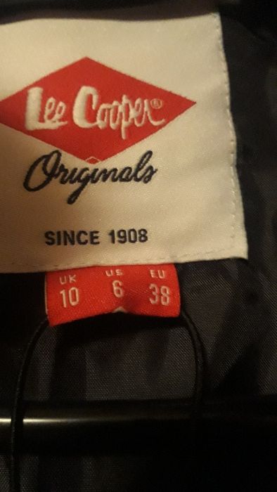 Дамско черно есенно-зимно ново спортно яке Lee Cooper р-р S