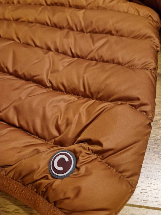 Geaca COLMAR Originals Down hoodie, puf natural, masura 48,ocazie.