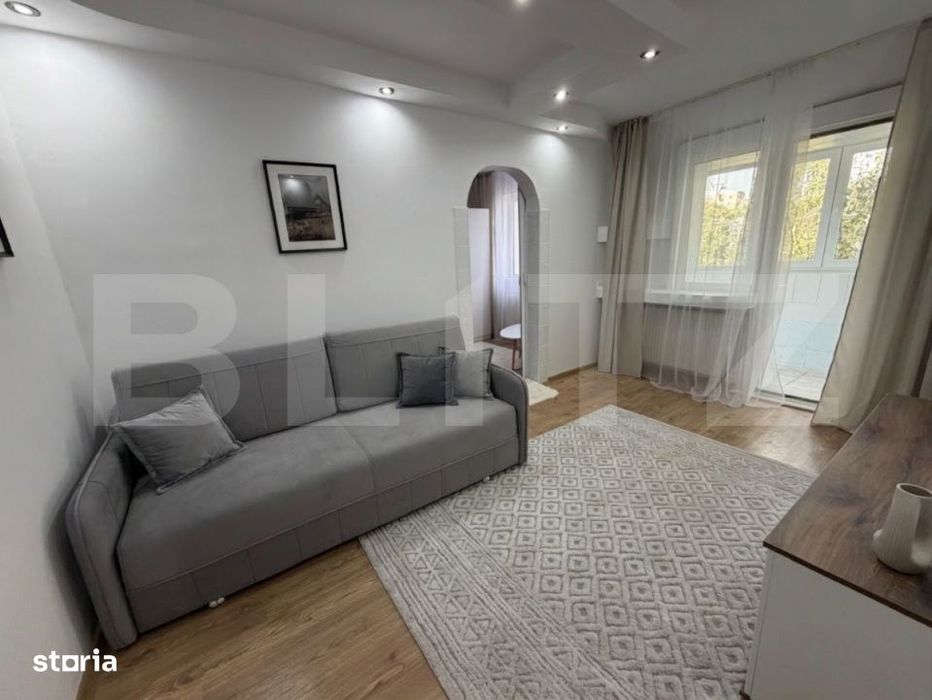 Apartament 2 camere, 38 mp, zona Facultatii Stefan cel Mare