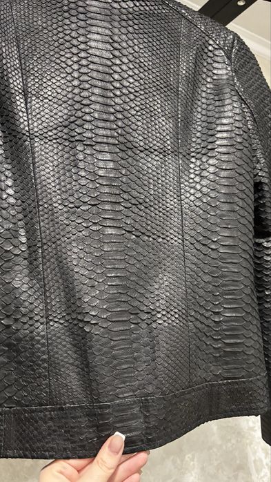 Кожанная куртка натуральная Питон