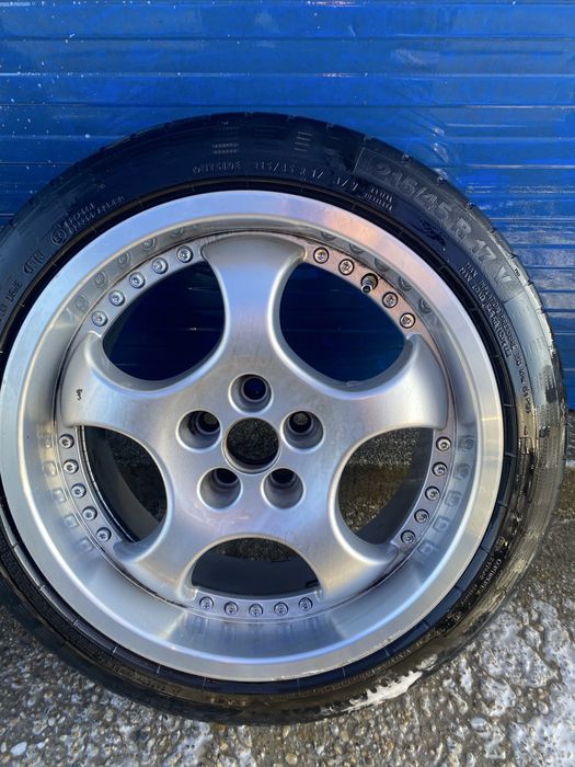 Vand sau schimb jante 5x100 R17 cu caucicuri 215 45 17 de vara