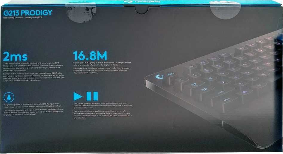 Tastatura Gaming Logitech G213 Prodigy RGB 920-008093 Noua Sigilata