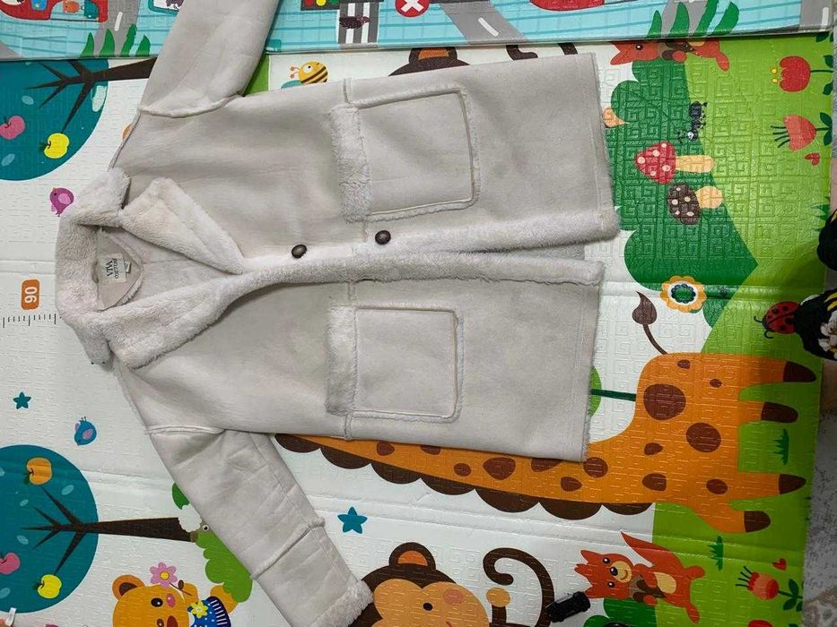 дубленка светлая