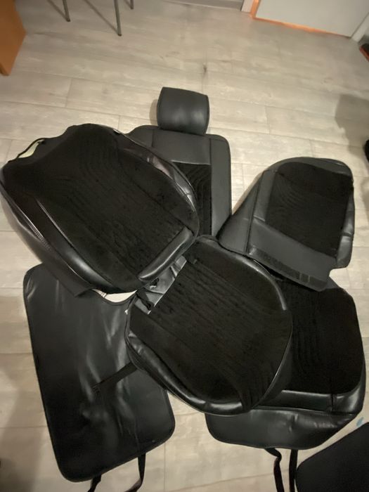 Авточехол алькантара и эко кожа