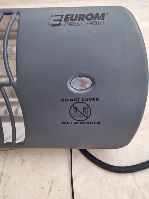 Incalzitor electric Eurom Q Time 1500 W– defect partial