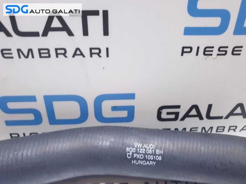 Furtun Conducta Tub Tubulatura Radiator Apa Volkswagen Polo 9N 1.4 TDI AMF BAY BNV BNM 2002 - 2008 Cod 6Q0122051BH [D0972]
