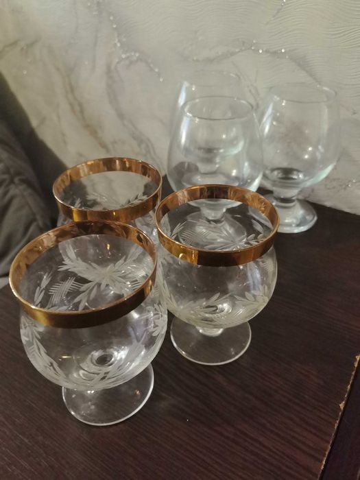 Бокалы под коньяк, вино