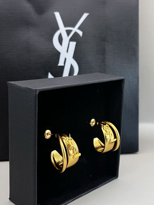 Гривна обеци Yves Saint Laurent