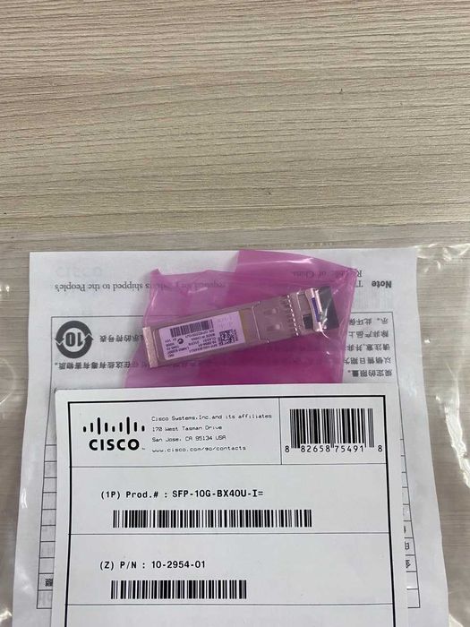 Оптический модуль (трансивер) Cisco SFP-10G-BX40U-I (SFP-10G-BX40D-I)