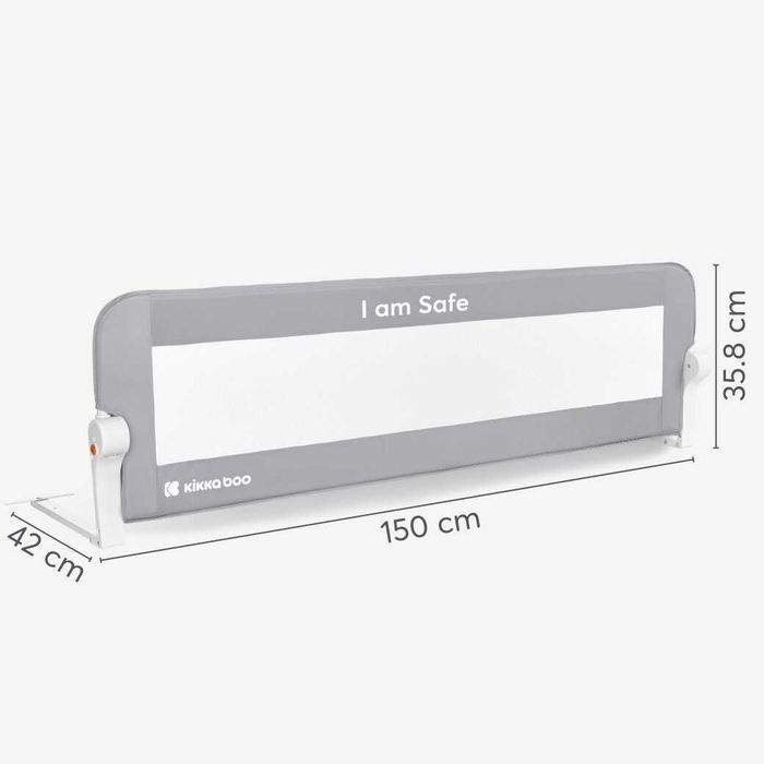 Предпазна преграда за легло I am safe  - 2 размера
