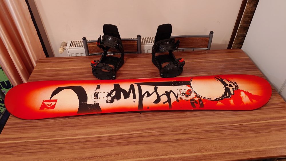 Placa Snowboard Quicksilver 140 cu legaturi S/M