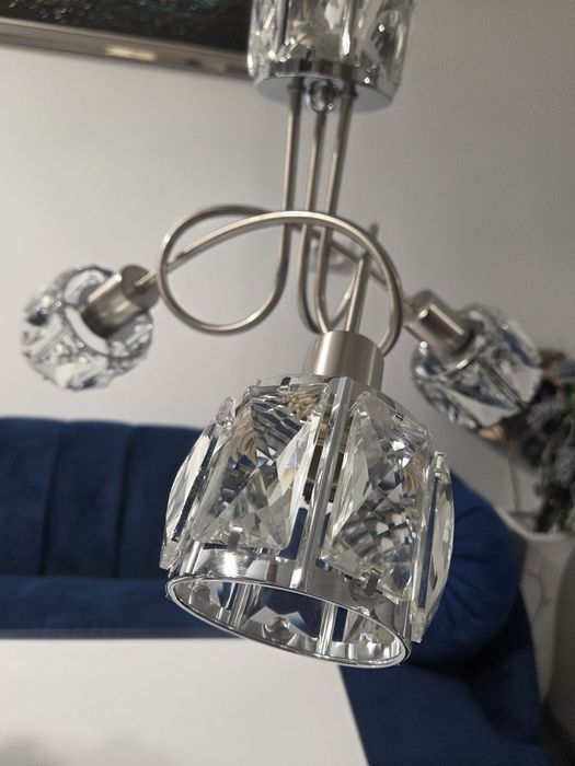 Lustra living  cu cristal