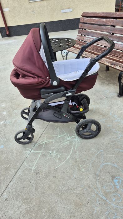 Carucior copii  pliabil 3 în 1 CAM(Made in Italy)+ Landou