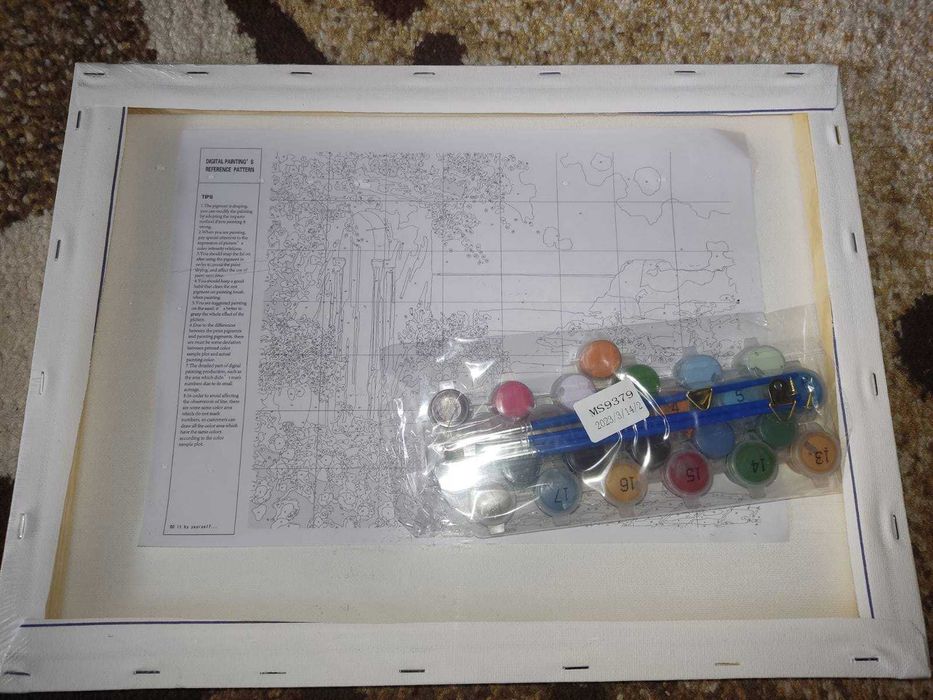 Картина за рисуване по номера 30см на 40см