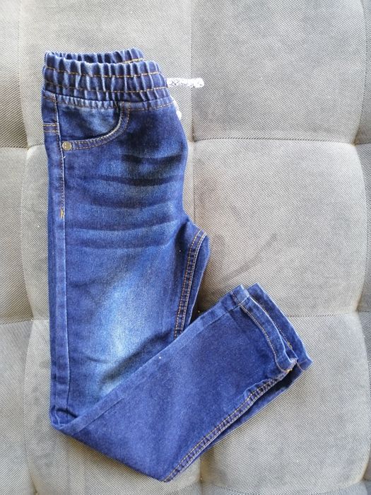 Детско сако, риза и елек, дънки