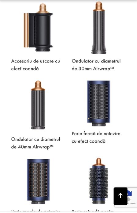 Multistyler Dyson HS05 Airwrap Complete, Albastru de Prusia/Cupru