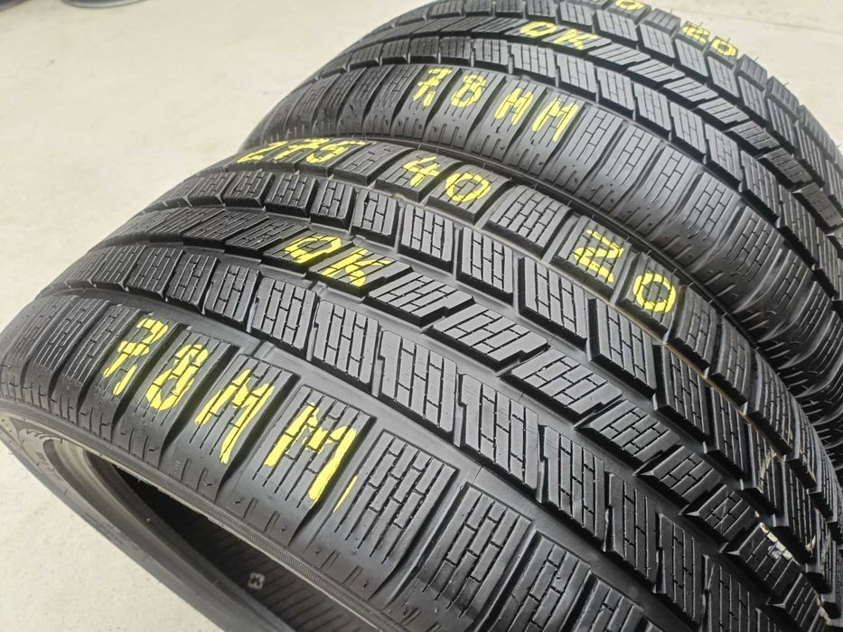 Doua anvelope iarna 275 40 20 pirelli scorpion profil de 7,8 mm