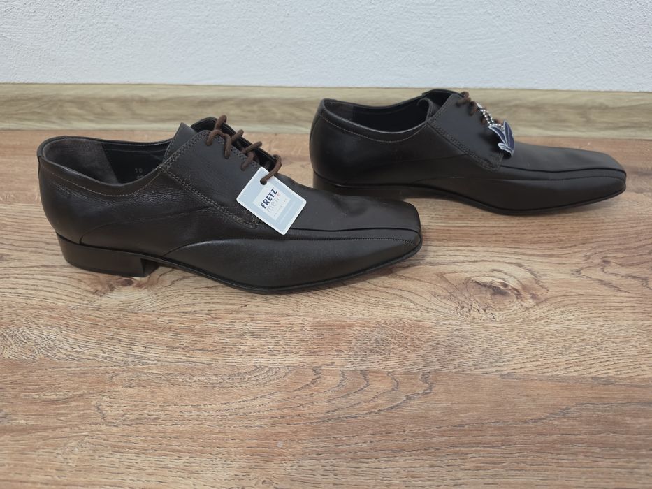 Pantofi eleganți bărbați Fretz Men Business piele naturală mărimea 44 EU (Echt Leder)