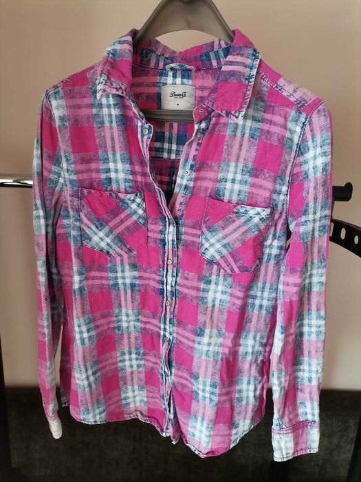 Карирана дамка риза Denim & Co.