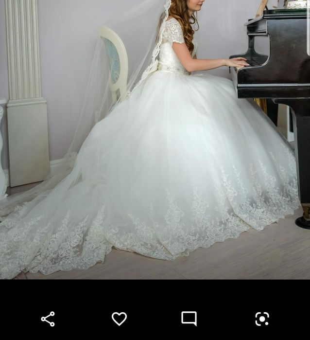 Rochie de mireasa ivoire, prințesă, 34-36, Aryanna Karen 2018