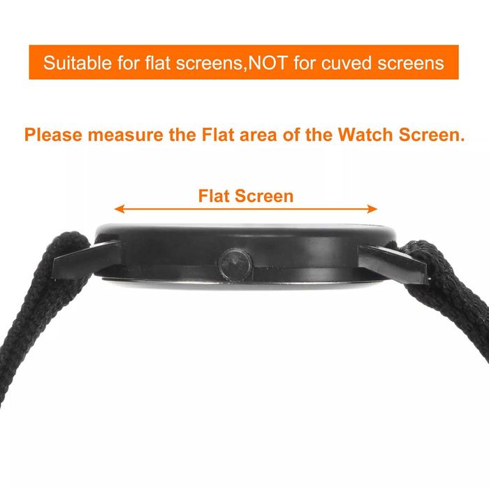 Folie sticla 38.5mm / 1.52" pentru ceas SmartWatch (5 bucati)