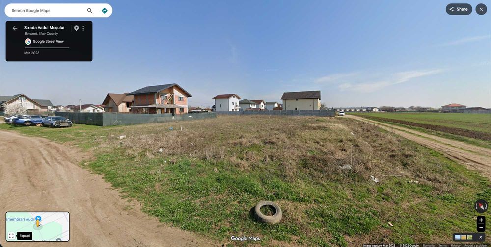 Teren de vanzare - 438 mp - Comuna Berceni