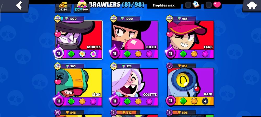 Продам аккаунт бравл старс