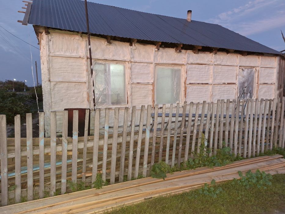 Утепление домов ППУ пеной