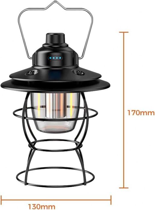 Lampa de exterior, camping, baterie externa 2000  mAh