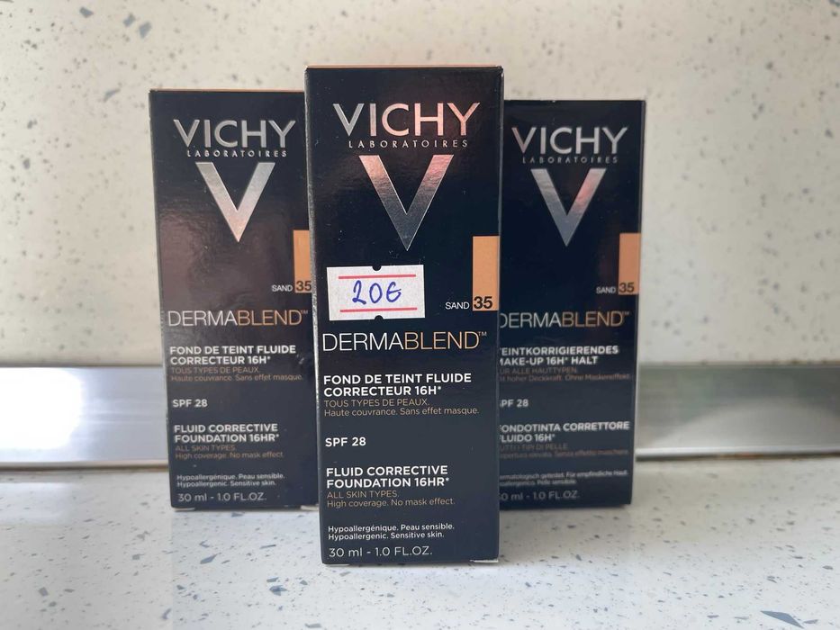 Vichy Dermablend коригиращ фон дьо тен с UV фактор цвят 35 SAND