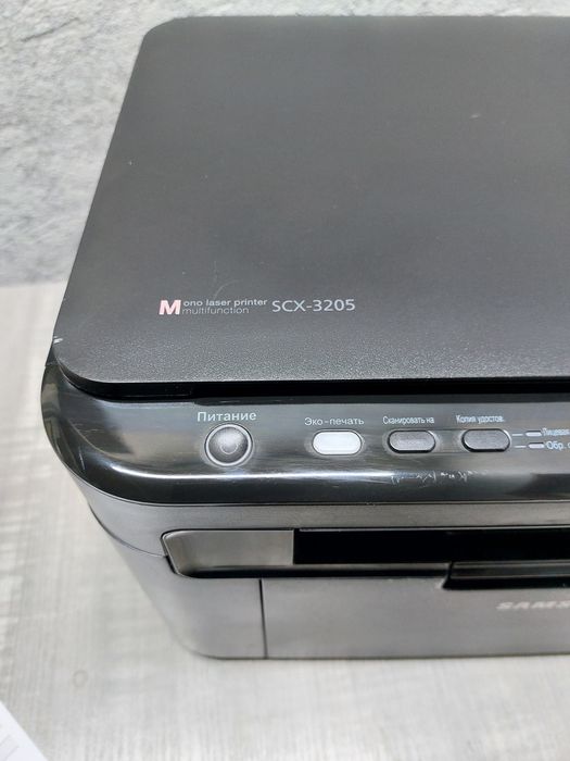 МФУ SAMSUNG SCX-3205
принтер, сканер, копир.