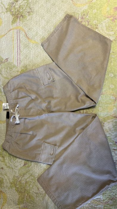 H&M cargo штаны, цвет бежевый, оригинал, универсал