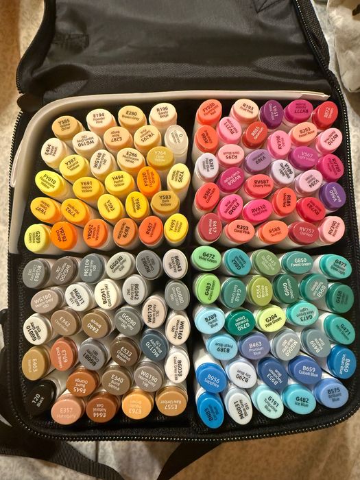 Ohuhu markers 120бр. внос от САЩ